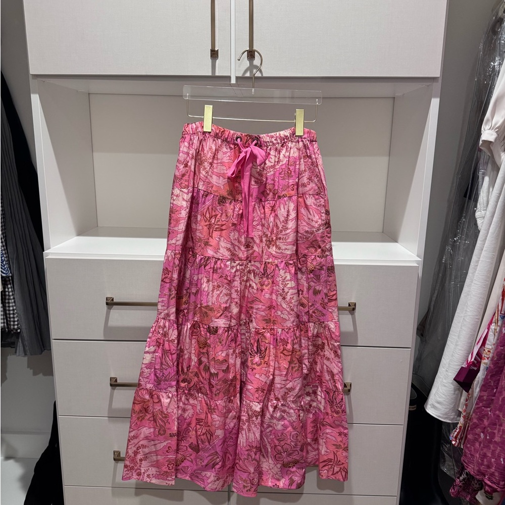 Ulla Johnson Pink Floral Women's Skirt